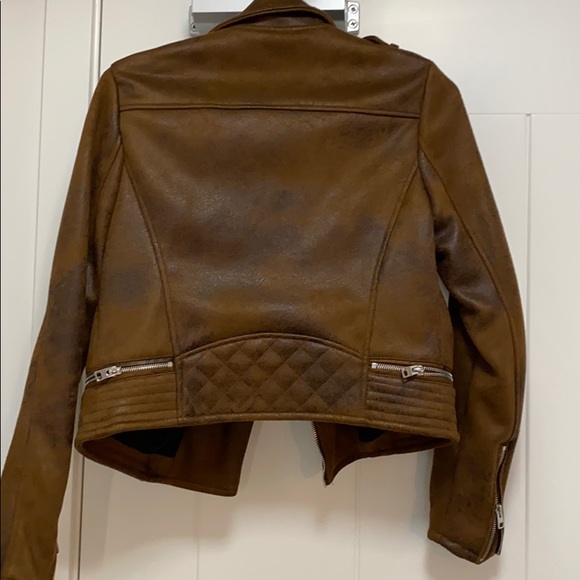 Brown Aviator Jacket from Zara - Picture 3 of 5